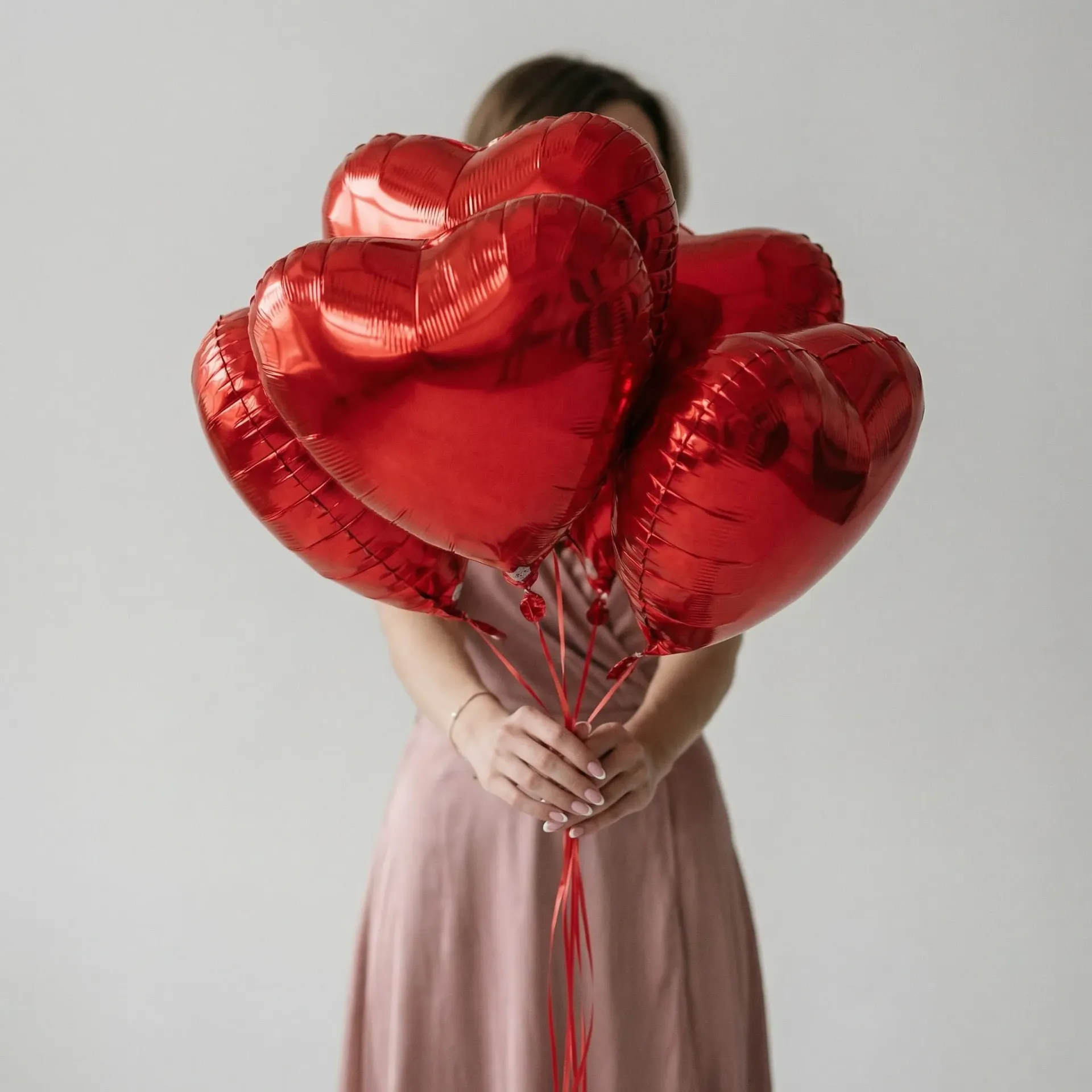 Foil balloon "Heart" 45 cm (Red)