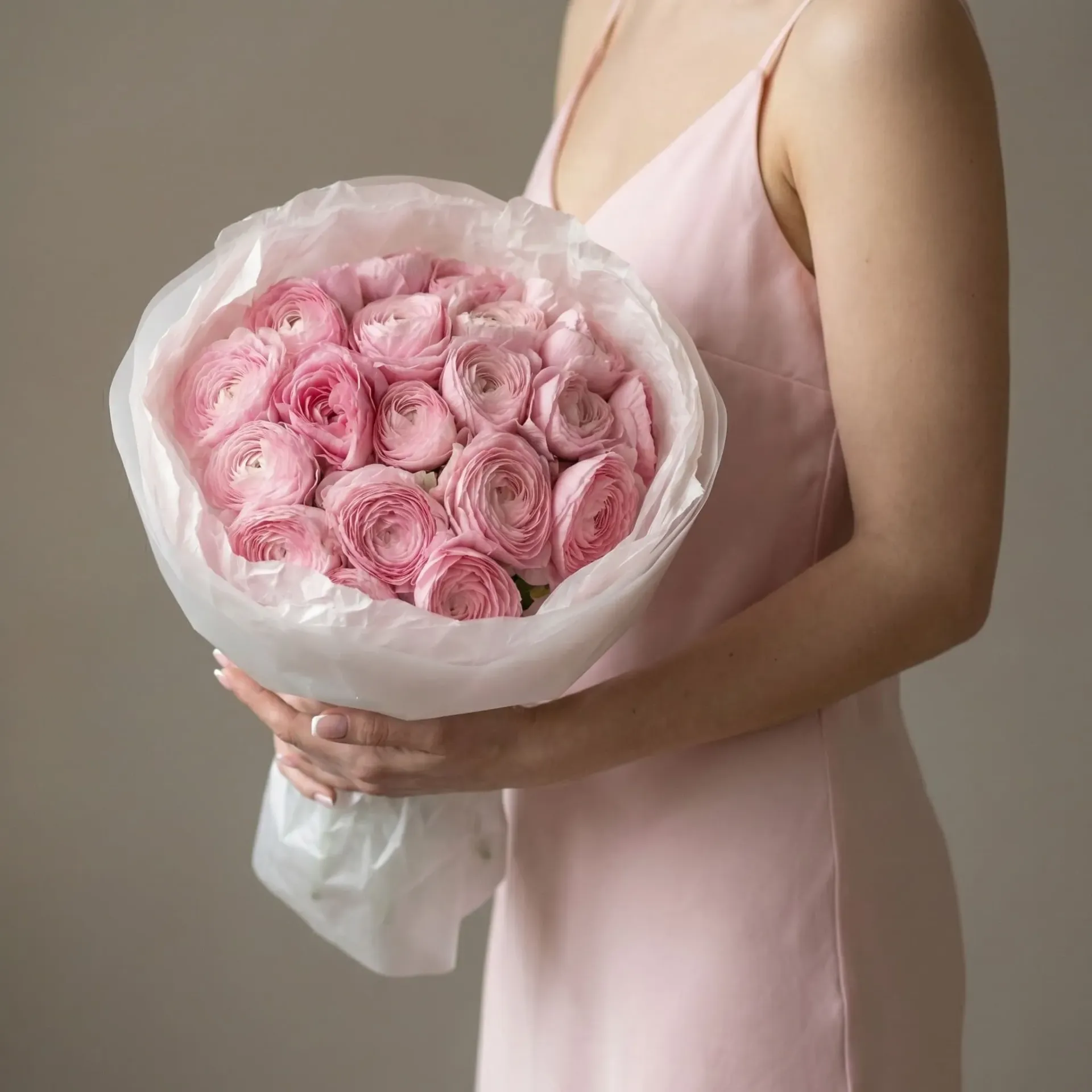 Bouquet "Pink Silk" (15)